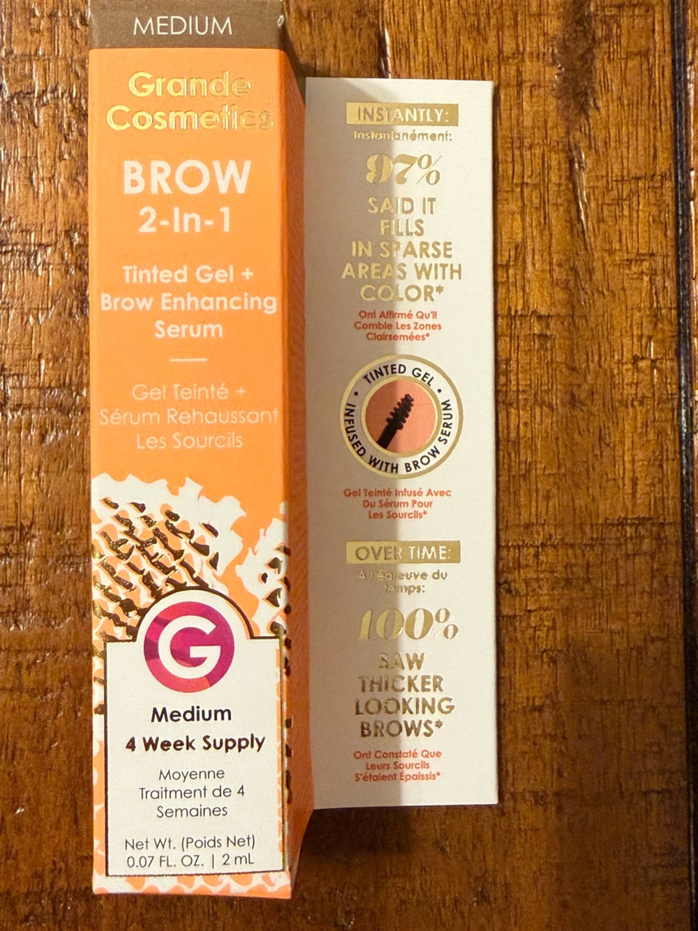 New in original packqging Grande Cosmetics Grande Brow 2-in-1 and Brow Laminate - Picture 12 of 16